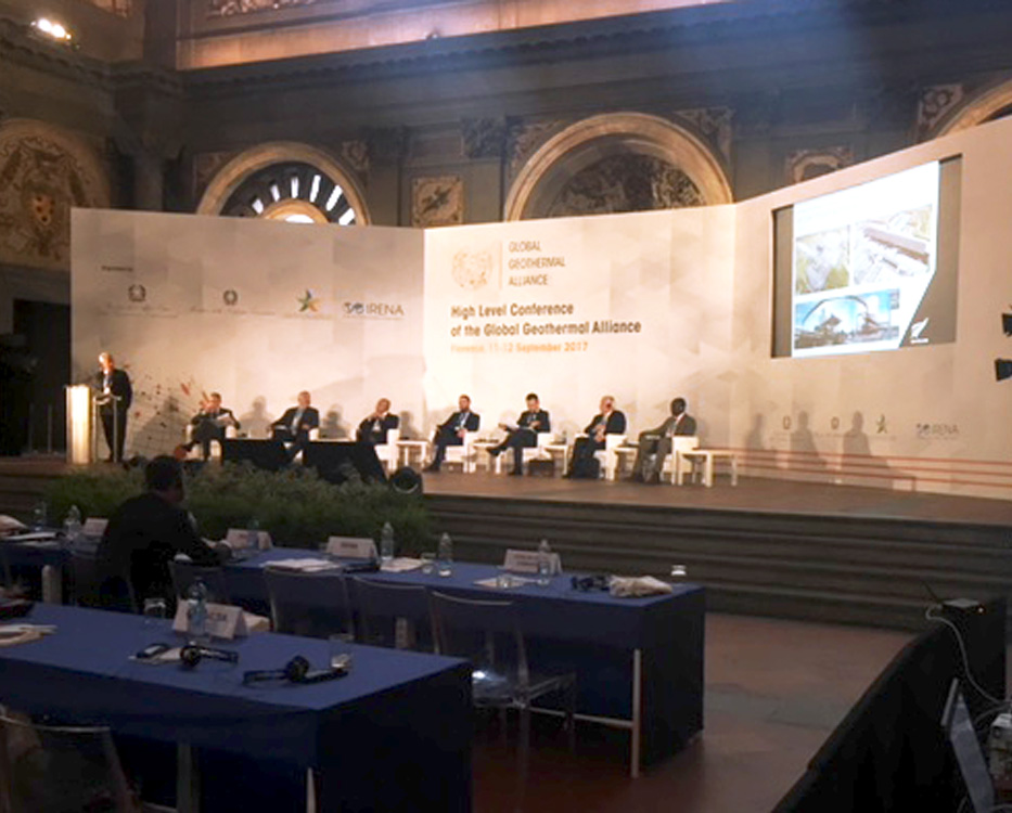 allestimento conferenza Palazzo Vecchio