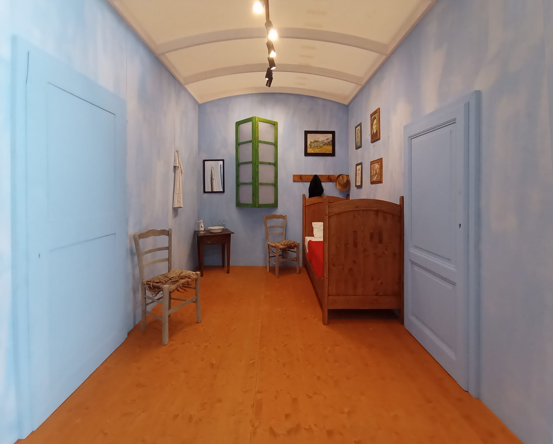 allestimento mostra Van Gogh